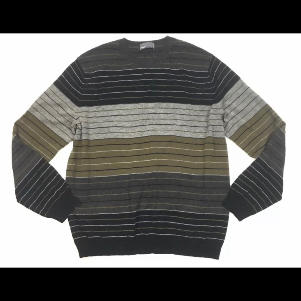 Vince men’s wool blend striped sweater